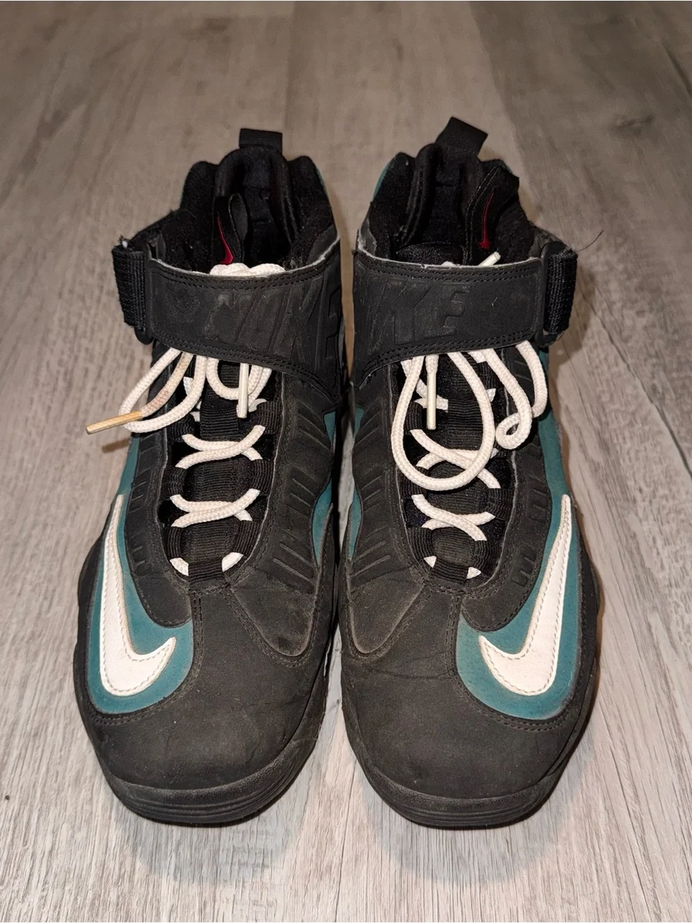 437353 034 Nike Air Griffey Gradeschool Shoes Emerald 5.5y